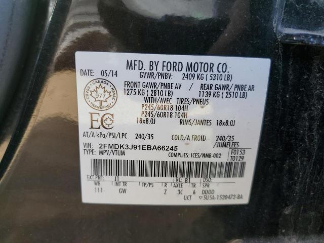 Photo 12 VIN: 2FMDK3J91EBA66245 - FORD EDGE SEL 