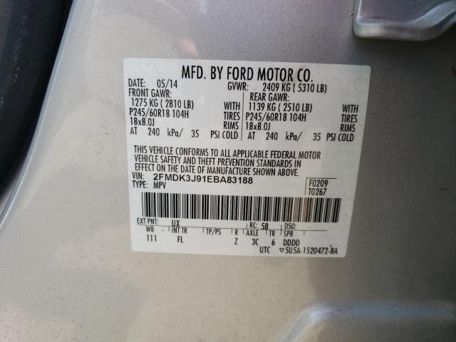 Photo 12 VIN: 2FMDK3J91EBA83188 - FORD EDGE 