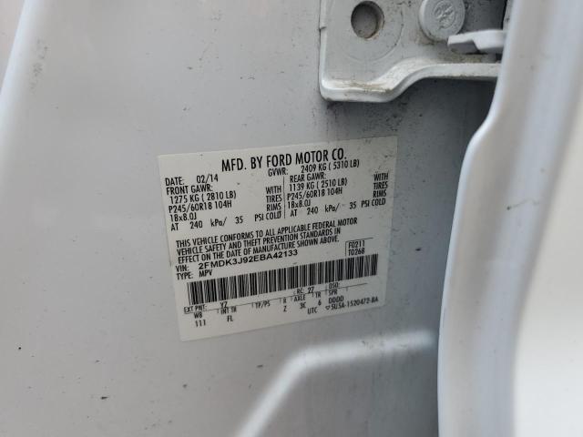 Photo 12 VIN: 2FMDK3J92EBA42133 - FORD EDGE SEL 