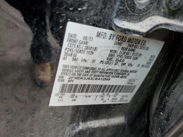 Photo 12 VIN: 2FMDK3J93CBA12569 - FORD EDGE SEL 