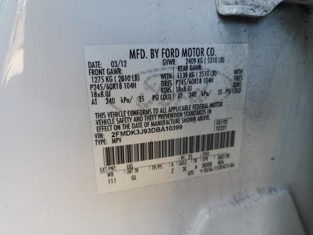 Photo 12 VIN: 2FMDK3J93DBA10399 - FORD EDGE 