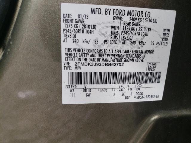 Photo 11 VIN: 2FMDK3J93DBB62702 - FORD EDGE 