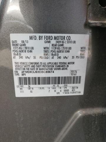 Photo 11 VIN: 2FMDK3J93DBC85674 - FORD EDGE SEL 