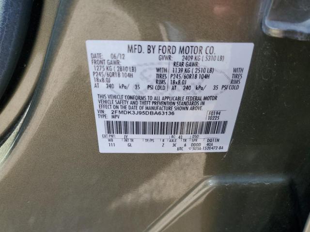 Photo 11 VIN: 2FMDK3J95DBA63136 - FORD EDGE SEL 