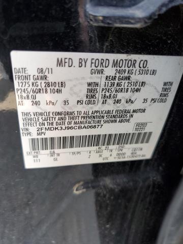 Photo 12 VIN: 2FMDK3J96CBA06877 - FORD EDGE SEL 