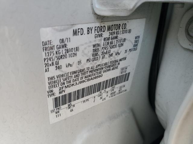 Photo 11 VIN: 2FMDK3J99CBA08560 - FORD EDGE SEL 