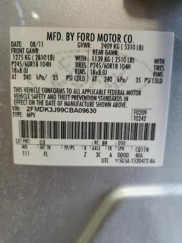 Photo 13 VIN: 2FMDK3J99CBA09630 - FORD EDGE 