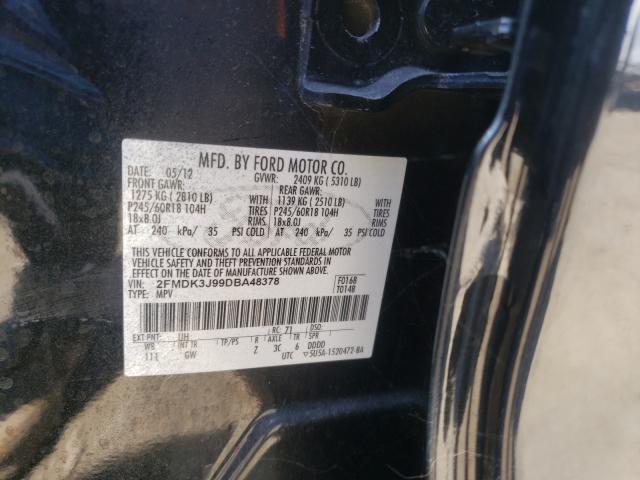 Photo 9 VIN: 2FMDK3J99DBA48378 - FORD EDGE SEL 