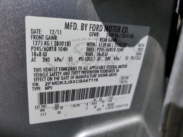 Photo 11 VIN: 2FMDK3J9XCBA67116 - FORD EDGE 