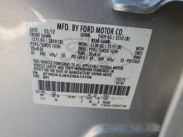 Photo 12 VIN: 2FMDK3J9XDBA13106 - FORD EDGE SEL 