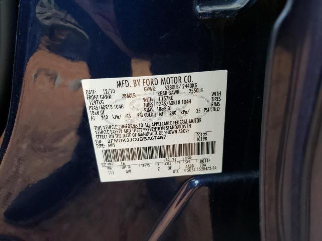 Photo 12 VIN: 2FMDK3JC0BBA67457 - FORD EDGE SEL 