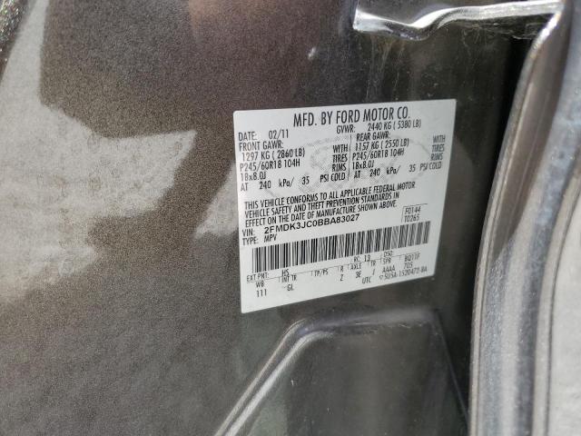 Photo 11 VIN: 2FMDK3JC0BBA83027 - FORD EDGE SEL 