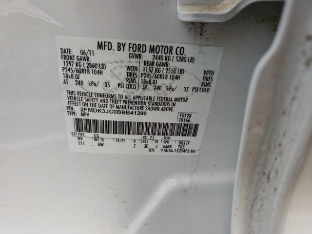 Photo 12 VIN: 2FMDK3JC0BBB41296 - FORD EDGE SEL 