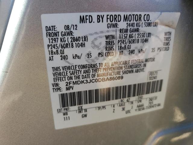 Photo 12 VIN: 2FMDK3JC0DBA86089 - FORD EDGE SEL 