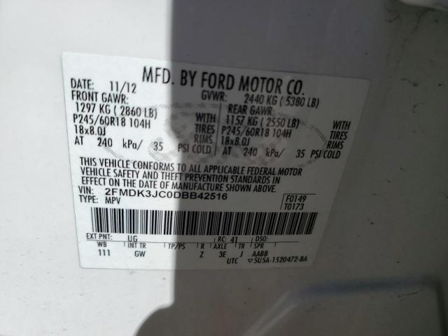 Photo 11 VIN: 2FMDK3JC0DBB42516 - FORD EDGE 