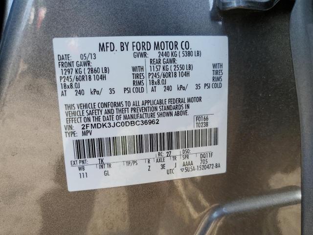 Photo 13 VIN: 2FMDK3JC0DBC36962 - FORD EDGE SEL 