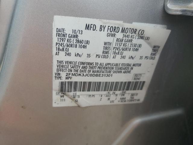 Photo 11 VIN: 2FMDK3JC0DBE31301 - FORD EDGE 