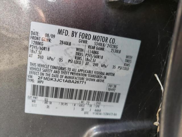 Photo 9 VIN: 2FMDK3JC1ABA26771 - FORD EDGE SEL 