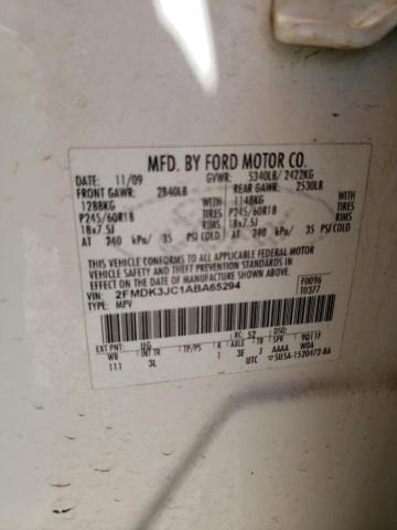 Photo 12 VIN: 2FMDK3JC1ABA65294 - FORD EDGE SEL 