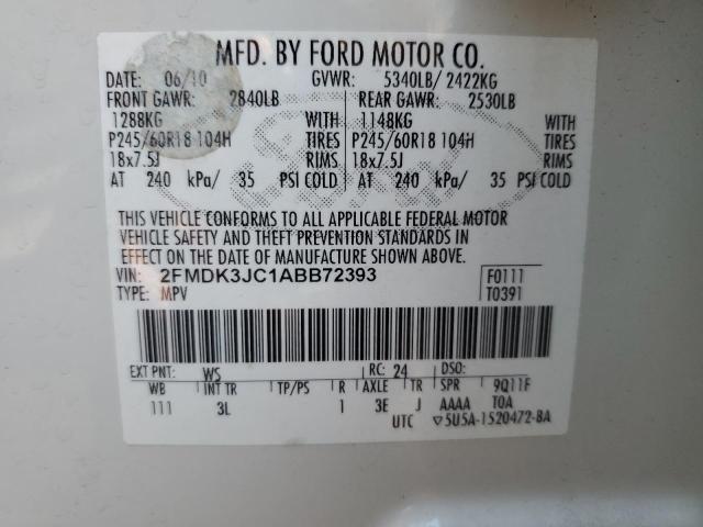 Photo 12 VIN: 2FMDK3JC1ABB72393 - FORD EDGE SEL 