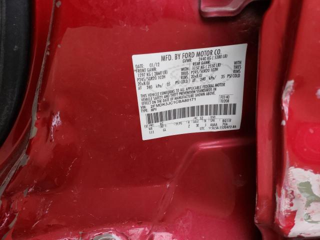 Photo 11 VIN: 2FMDK3JC1CBA80171 - FORD EDGE 