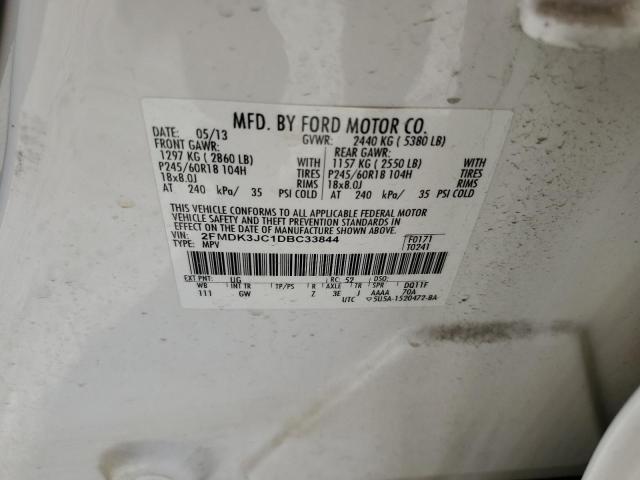 Photo 11 VIN: 2FMDK3JC1DBC33844 - FORD EDGE 