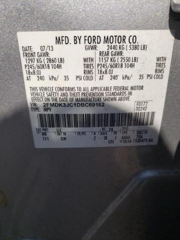 Photo 12 VIN: 2FMDK3JC1DBC69162 - FORD EDGE SEL 