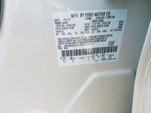 Photo 9 VIN: 2FMDK3JC1DBE10411 - FORD EDGE SEL 