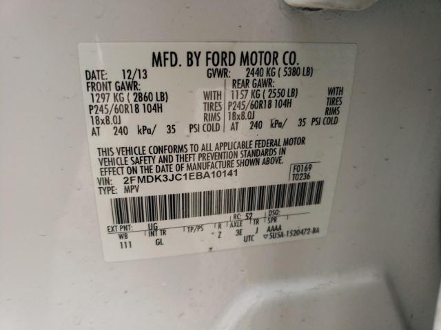 Photo 12 VIN: 2FMDK3JC1EBA10141 - FORD EDGE 