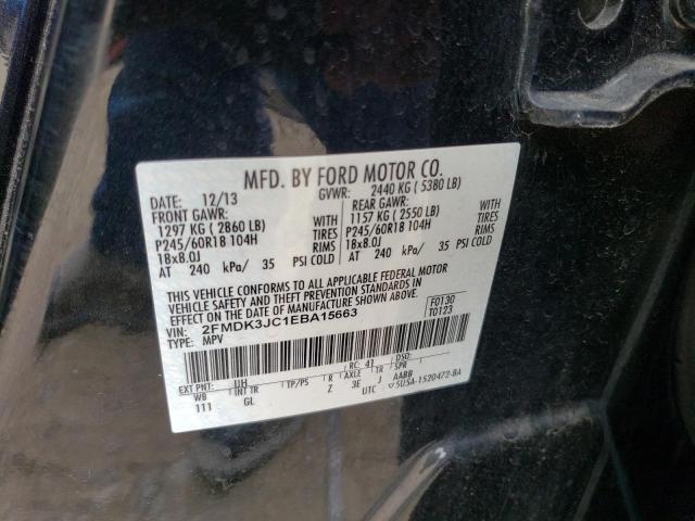 Photo 13 VIN: 2FMDK3JC1EBA15663 - FORD EDGE SEL 