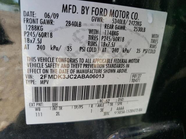 Photo 12 VIN: 2FMDK3JC2ABA06013 - FORD EDGE SEL 