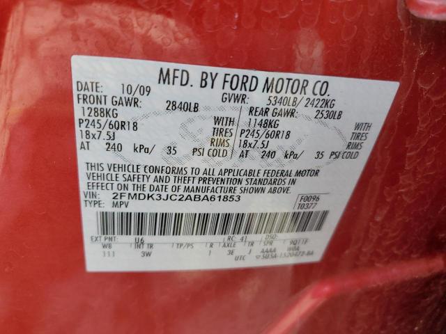 Photo 12 VIN: 2FMDK3JC2ABA61853 - FORD EDGE 