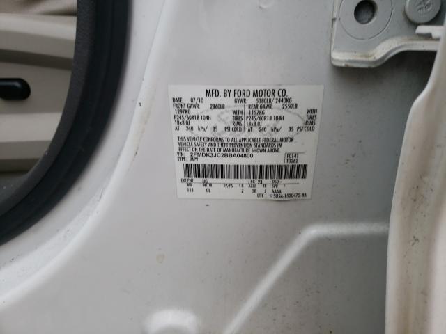 Photo 9 VIN: 2FMDK3JC2BBA04800 - FORD EDGE SEL 