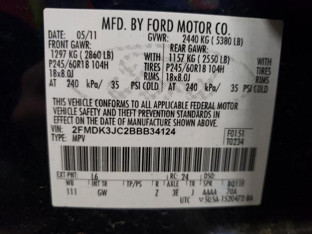 Photo 12 VIN: 2FMDK3JC2BBB34124 - FORD EDGE 