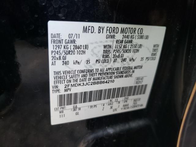 Photo 12 VIN: 2FMDK3JC2BBB64210 - FORD EDGE SEL 