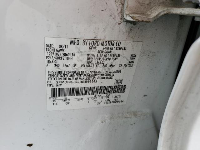 Photo 12 VIN: 2FMDK3JC2BBB66992 - FORD EDGE SEL 