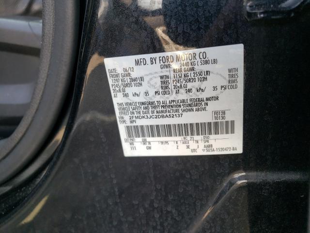 Photo 9 VIN: 2FMDK3JC2DBA52137 - FORD EDGE SEL 