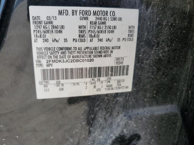 Photo 12 VIN: 2FMDK3JC2DBC01520 - FORD EDGE 