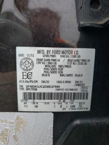 Photo 12 VIN: 2FMDK3JC2DBE27590 - FORD EDGE SEL 