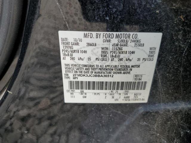 Photo 12 VIN: 2FMDK3JC3BBA36512 - FORD EDGE SEL 