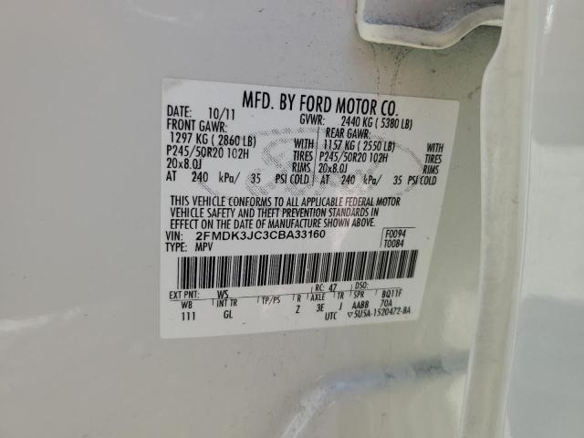 Photo 13 VIN: 2FMDK3JC3CBA33160 - FORD EDGE 