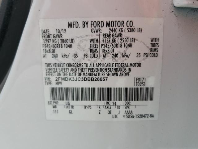 Photo 13 VIN: 2FMDK3JC3DBB28657 - FORD EDGE 