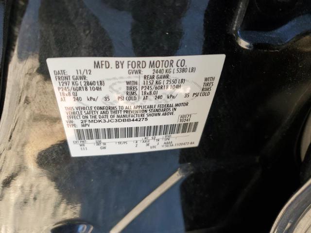 Photo 11 VIN: 2FMDK3JC3DBB44275 - FORD EDGE 