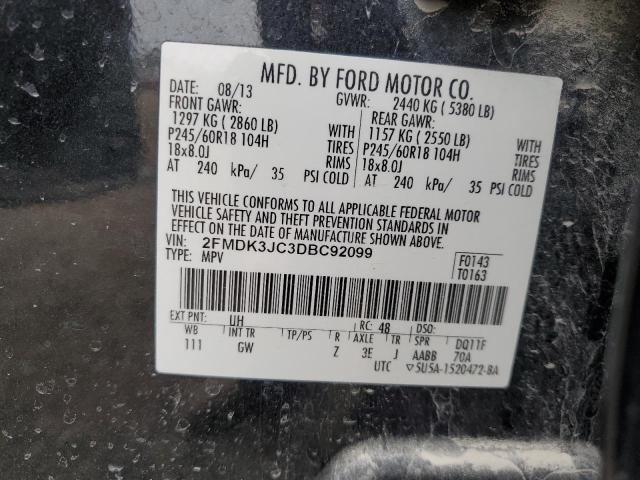 Photo 13 VIN: 2FMDK3JC3DBC92099 - FORD EDGE SEL 