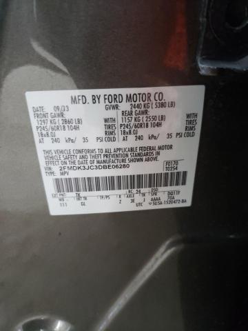 Photo 13 VIN: 2FMDK3JC3DBE06280 - FORD EDGE 