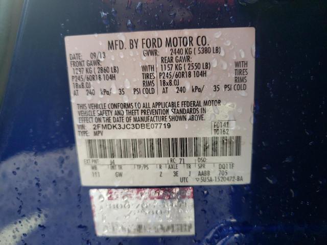 Photo 12 VIN: 2FMDK3JC3DBE07719 - FORD EDGE 