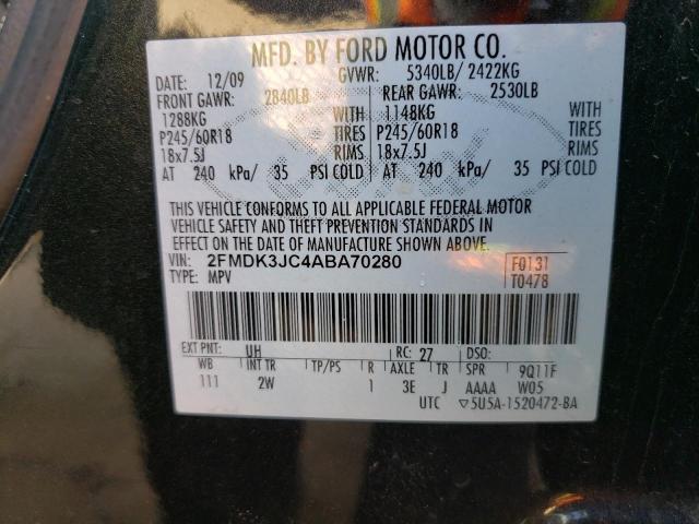 Photo 12 VIN: 2FMDK3JC4ABA70280 - FORD EDGE SEL 