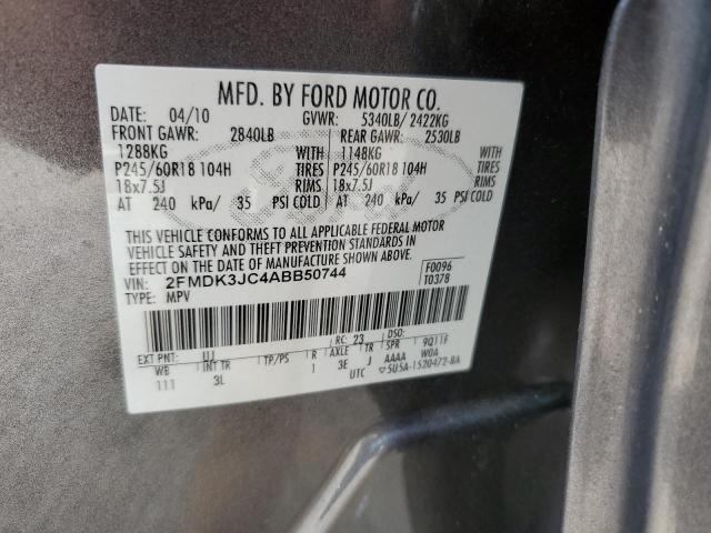 Photo 12 VIN: 2FMDK3JC4ABB50744 - FORD EDGE SEL 