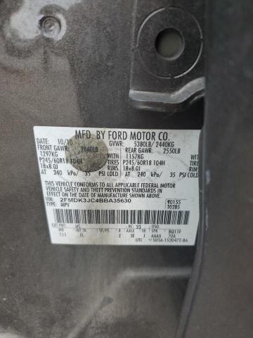 Photo 12 VIN: 2FMDK3JC4BBA35630 - FORD EDGE 