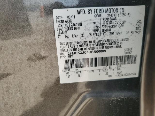 Photo 12 VIN: 2FMDK3JC4BBB06809 - FORD EDGE 